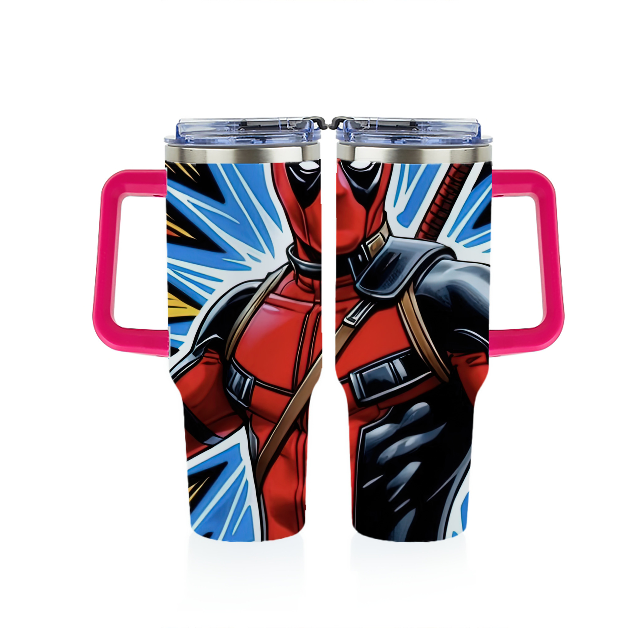 （画像用） Deadpool デッドプール 1200ｍLフルプリント車用タンブラー